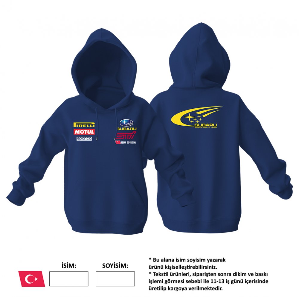 Subaru Rally Team Hoodie