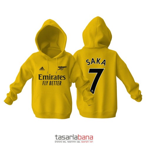 Arsenal Away Edition 2021-2022 Kapüşonlu Hoodie