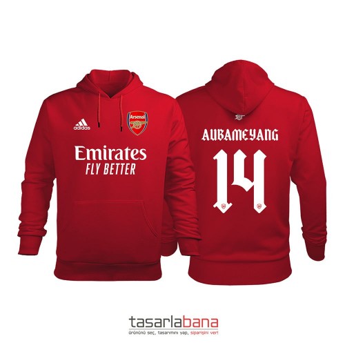 Arsenal Home Edition 2020-2021 Kapüşonlu Hoodie