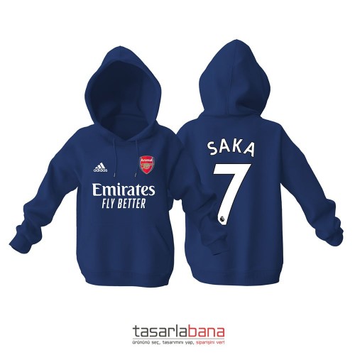 Arsenal Third Edition 2021-2022 Kapüşonlu Hoodie