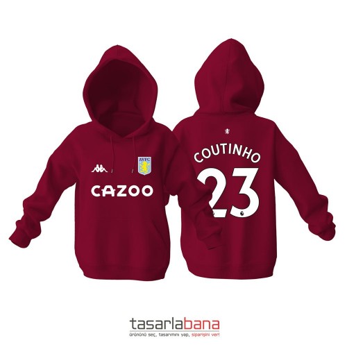 Aston Villa Home Edition 2021-2022 Kapüşonlu Hoodie