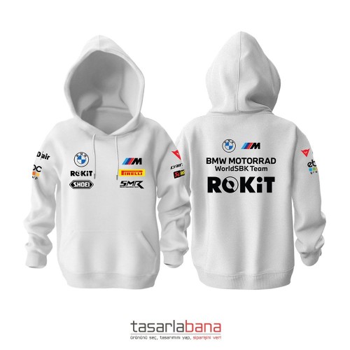 BMW ROKIT Motorrad Team - White Edition 2024-2025 Hoodie