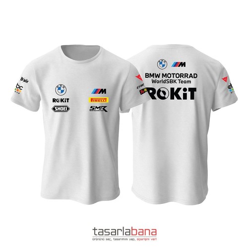 BMW ROKIT Motorrad Team - White Edition 2024-2025 Tişört