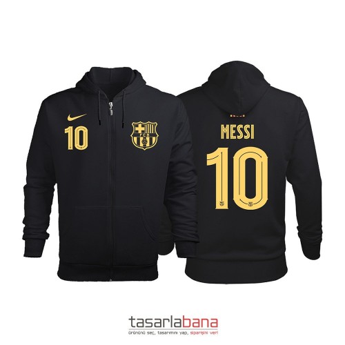 Barcelona Away Edition 2020-2021 Fermuarlı Kapüşonlu Hoodie