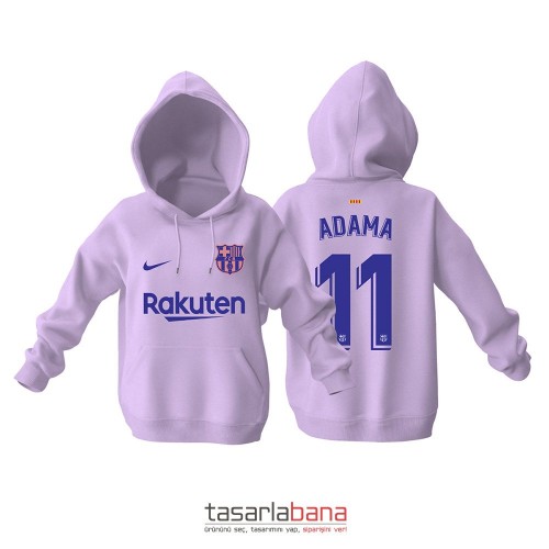 Barcelona Away Edition 2021-2022 Kapüşonlu Hoodie