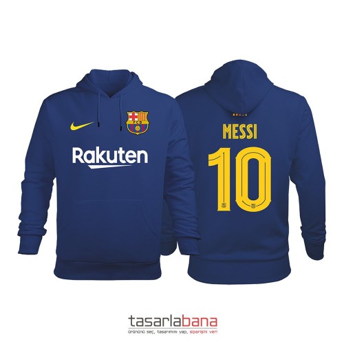 Barcelona Home Edition 2020-2021 Kapüşonlu Hoodie