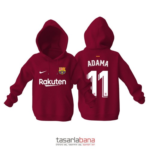 Barcelona Home Edition 2021-2022 Kapüşonlu Hoodie