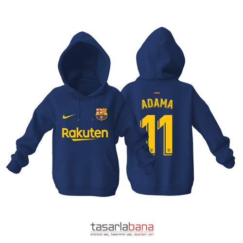 Barcelona Third Edition 2021-2022 Kapüşonlu Hoodie