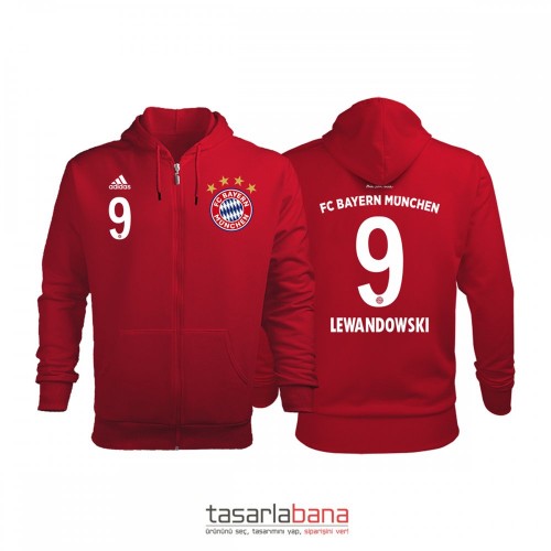 Bayern Münih Home Edition 2020-2021 Fermuarlı Hoodie