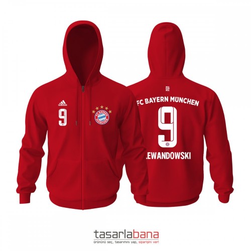 Bayern Münih Home Edition 2021-2022 Fermuarlı Hoodie