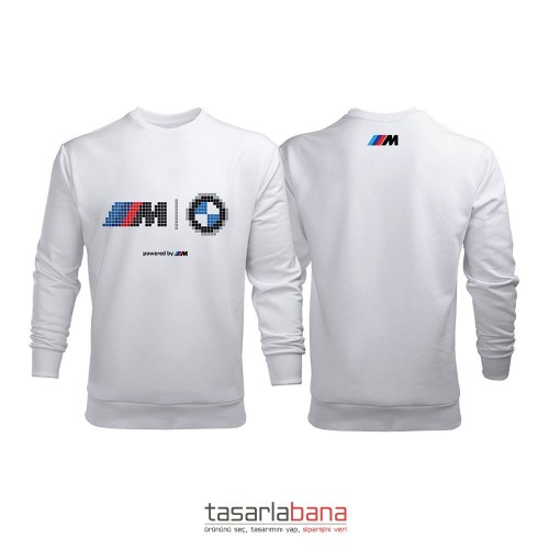 Bmw M Pixel 2024 White Edition Sweatshirt