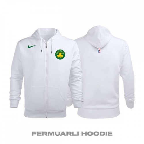 Boston Celtics City Edition 2018-2019 Fermuarlı Hoodie