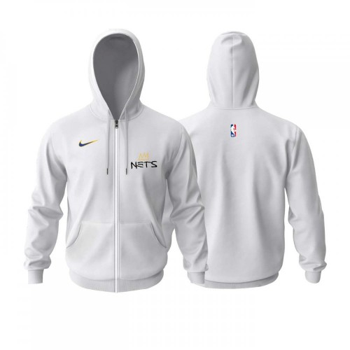 Brooklyn Nets City Edition 2022-2023 Fermuarlı Hoodie