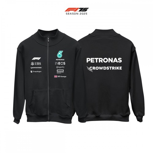 AMG Petronas F1 Team: W16 Black Edition 2025 Fermuarlı Hırka