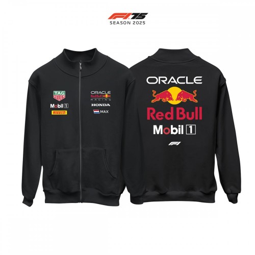 Red Bull Racing: RB21 - Black Edition 2025 Fermuarlı Hırka