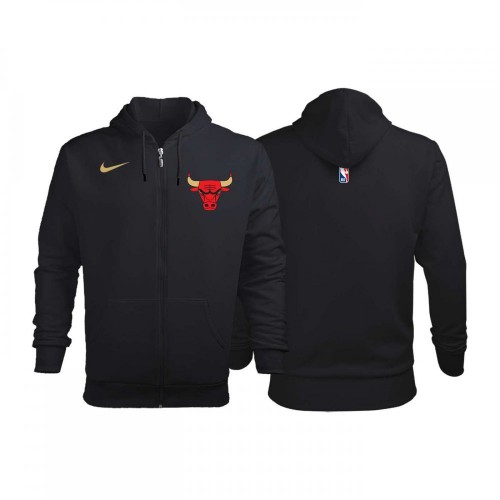 Chicago Bulls City Edition 2020-2021 Fermuarlı Hoodie