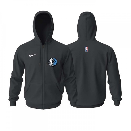 Dallas Mavericks Earned v2 Edition 2020-2021 Fermuarlı Hoodie