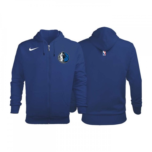 Dallas Mavericks Statement Edition 2017-2018 Fermuarlı Hoodie