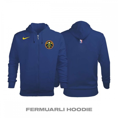 Denver Nuggets Icon Edition 2018-2019 Fermuarlı Hoodie