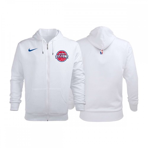 Detroit Pistons Association Edition 2018-2019 Fermuarlı Hoodie