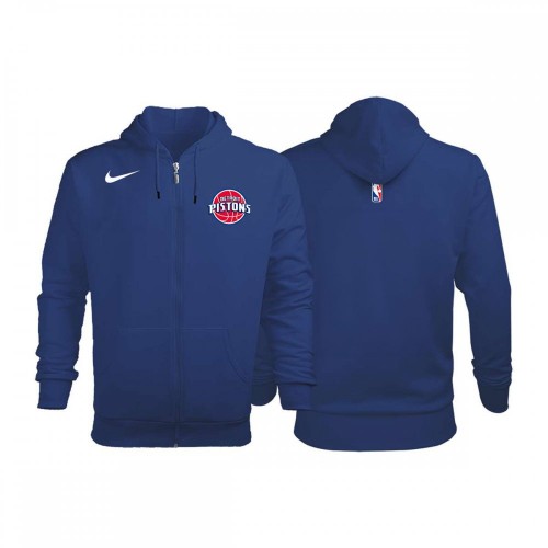 Detroit Pistons Icon Edition 2018-2019 Fermuarlı Hoodie