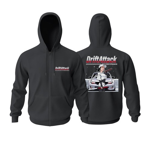 Driftattack Fermuarlı Hoodie