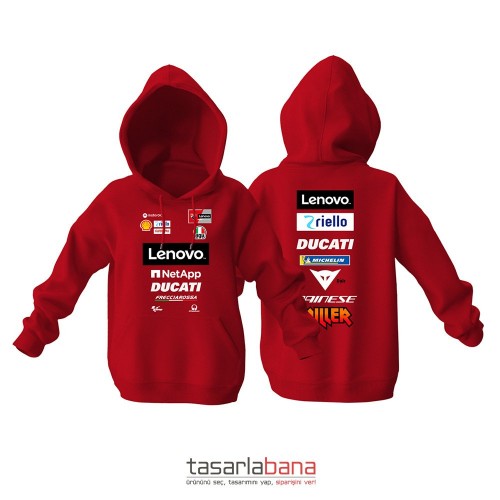 Ducati Team Jack Miller Edition Kapüşonlu Hoodie