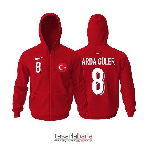 Türkiye: EURO 2024 Germany™ - Away Fermuarlı Hoodie