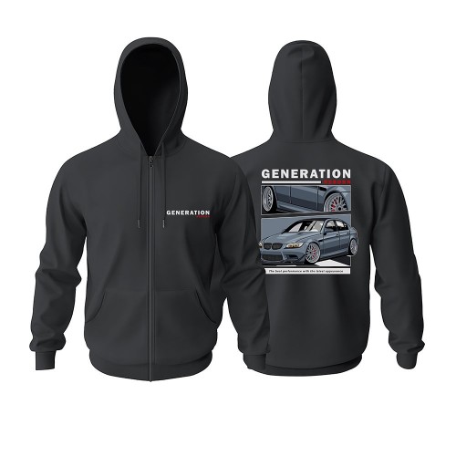 Generation Reborn Fermuarlı Hoodie