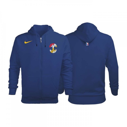 Golden State Warriors City Edition 2020-2021 Fermuarlı Hoodie