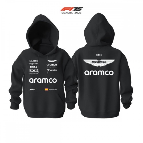 Aston Martin F1 Team: AMR25 Black Edition 2025 Hoodie
