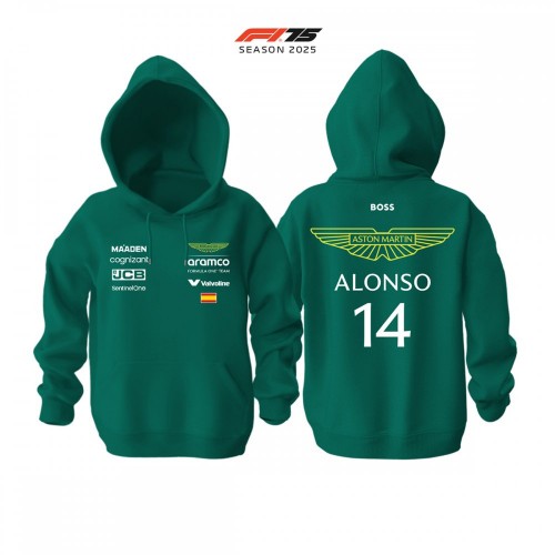 Aston Martin F1 Team: AMR25 Green Crew Edition 2025 Hoodie