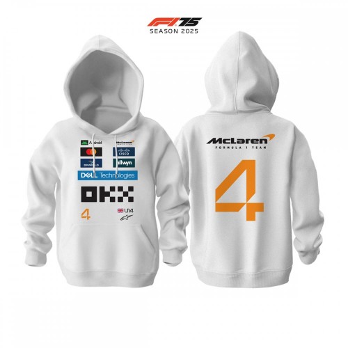 McLaren F1 Team: MCL39 White Edition 2025 Hoodie