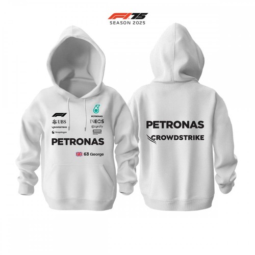 AMG Petronas F1 Team: W16 White Edition 2025 Hoodie