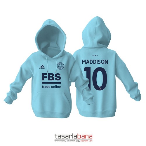 Leicester City Away Edition 2021-2022 Kapüşonlu Hoodie