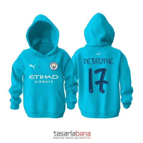 Manchester City Home 2024-2025 Kapüşonlu Hoodie