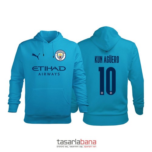 Manchester City Home Edition 2020-2021 Kapüşonlu Hoodie