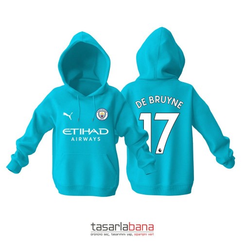 Manchester City Home Edition 2021-2022 Kapüşonlu Hoodie