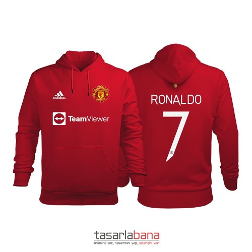 Manchester United Home Edition 2021-2022 Kapüşonlu Hoodie