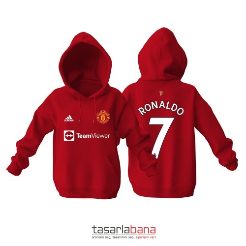 Manchester United Home PL Edition 2021-2022 Kapüşonlu Hoodie