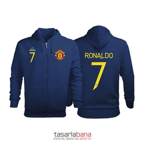 Manchester United Third Edition 2021-2022 Fermuarlı Kapüşonlu Hoodie