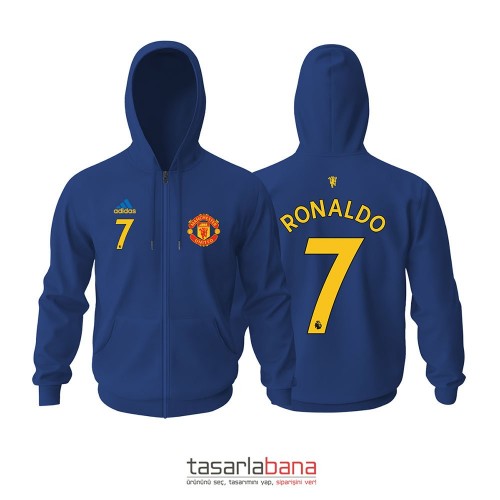 Manchester United Third PL Edition 2021-2022 Fermuarlı Kapüşonlu Hoodie