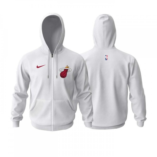 Miami Heat Association Edition 2017-2018 Fermuarlı Hoodie