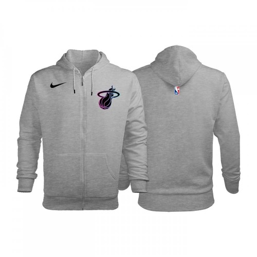 Miami Heat City v.2 Edition 2020-2021 Fermuarlı Hoodie