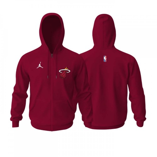 Miami Heat Statement Edition 2020-2021 Fermuarlı Hoodie