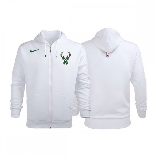 Milwaukee Bucks Association Edition 2017-2018 Fermuarlı Hoodie