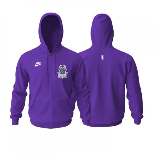 Milwaukee Bucks Classic Edition 2022-2023 Fermuarlı Hoodie