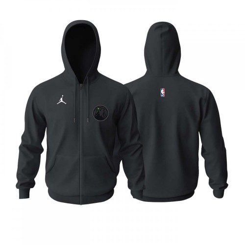 Minnesota Timberwolves Statement Edition 2022-2023 Fermuarlı Hoodie