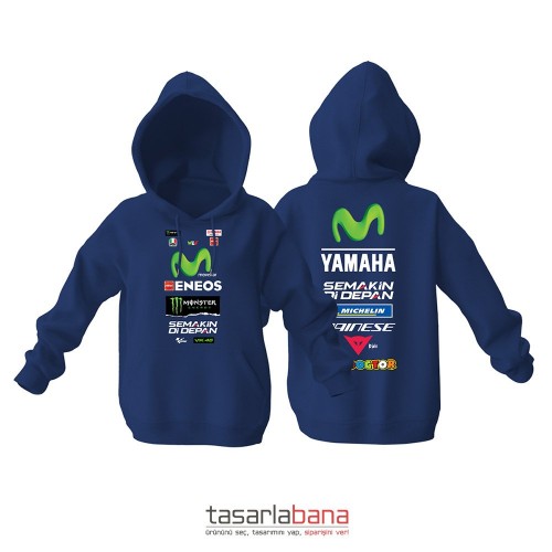 Movistar Yamaha MotoGP Valentino Rossi Edition Kapüşonlu Hoodie