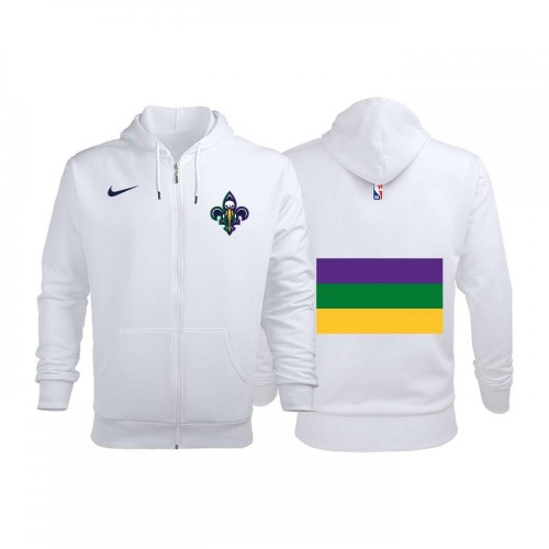 New Orleans Pelicans City Edition 2018-2019 Fermuarlı Hoodie